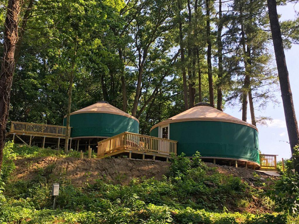 Circle M Camping Resort 16 Ft. Yurt 1 Lancaster Dış mekan fotoğraf